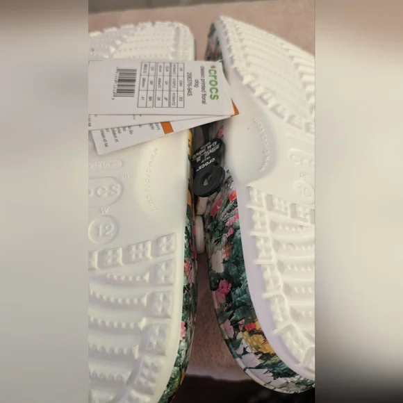 classic printed floral clog NWT W12/M10 - Picture 5 of 7